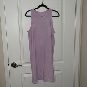 Lilac pink tank dress